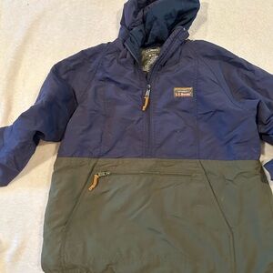 LL BEAN lined ladies M Petite Anorak